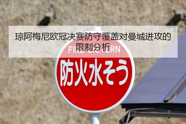 琼阿梅尼欧冠决赛防守覆盖对曼城进攻的限制分析